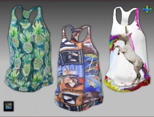 6 tank tops for men by Mabra at Arte Della Vita