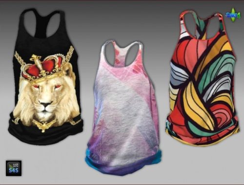 6 tank tops for men by Mabra at Arte Della Vita
