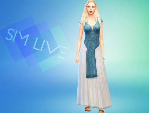 Pleated Dress Daenerys