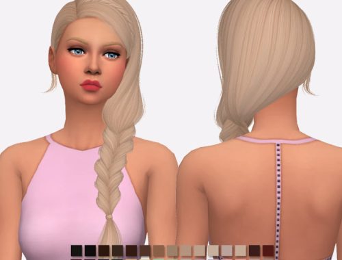 Nightcrawler Azure Hair Re-Texture at Simlish Designs