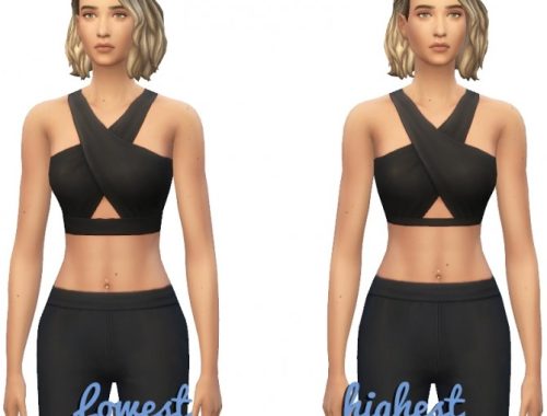 Female Waist and Hip Height Slider by Hellfrozeover