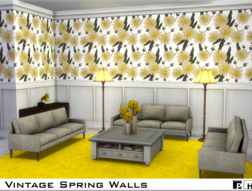 Vintage Spring Walls