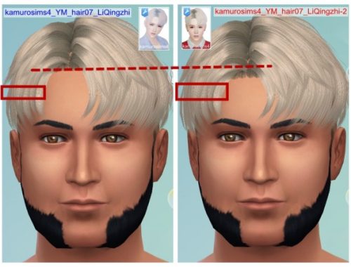 LiQingzhi-2 hair 07 retextured
