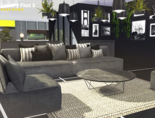 Luxury Flat 3 by Pralinesims