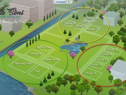 Build Modern Newcrest at Via Sims