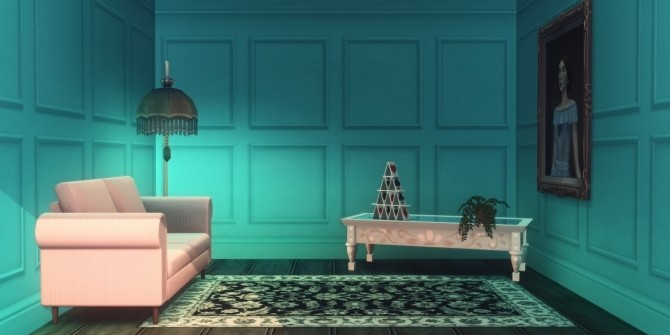 SOLID ALL SQUARE PANEL WALLS at Picture Amoebae - The Sims 4 Catalog