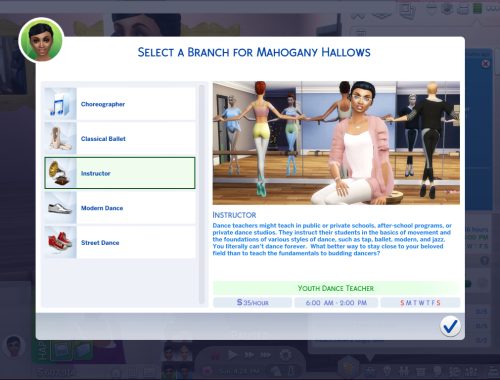 Ultimate Dancer Career