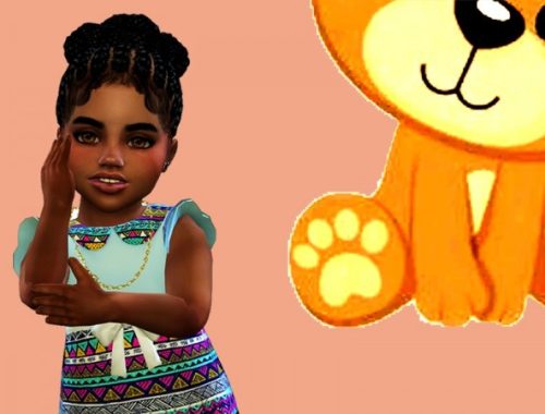 Toddler Braided Buns by drteekaycee