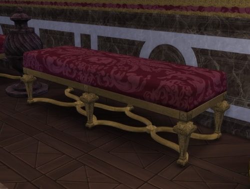 Carved and Gilded Beech Seat by TheJim07