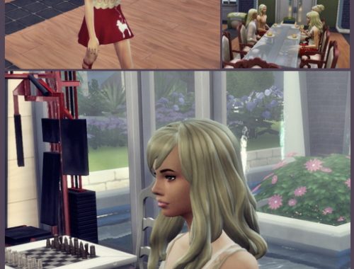 Wavy Sloping Bangs at Birksches Sims Blog