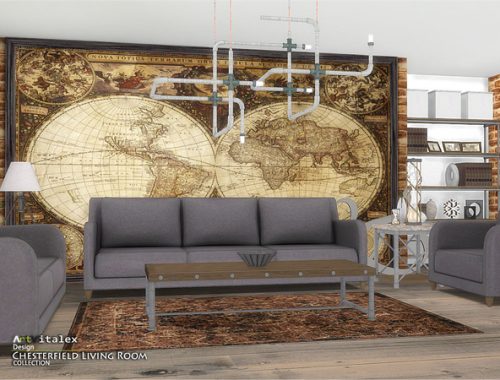 Chesterfield Living Room by ArtVitalex