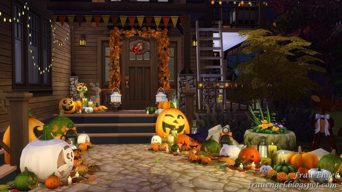 Autumn Paradise house at Frau Engel - The Sims 4 Catalog