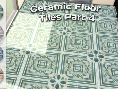 Ceramic Floor Tiles Set at Simming With Mary