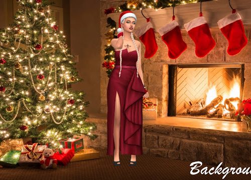 CAS Backgrounds X-MAS Rooms 2018 at Annett’s Sims 4 Welt
