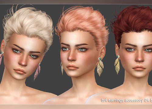 Earrings accessory 04 at All by Glaza