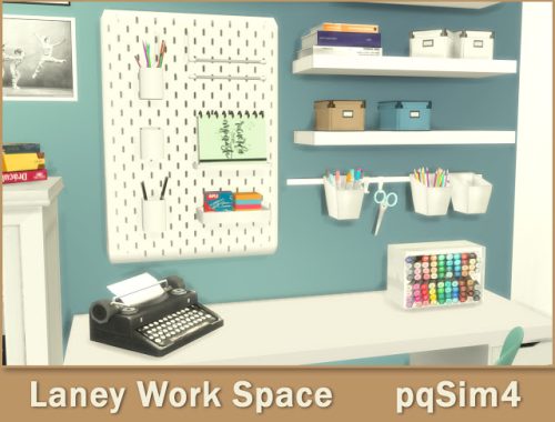 Lanei Work Space at pqSims4