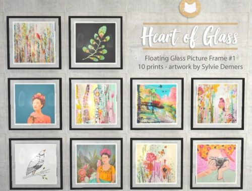 Heart of Glass Floating Picture Frames at Kitkat’s Simporium