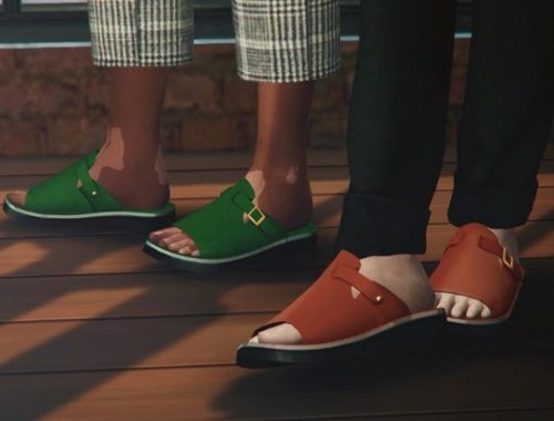 Single strap sandal at MMSIMS