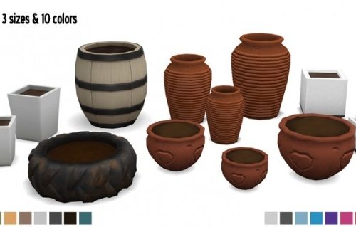 More Pots & Plants by Sandy at Around the Sims 4