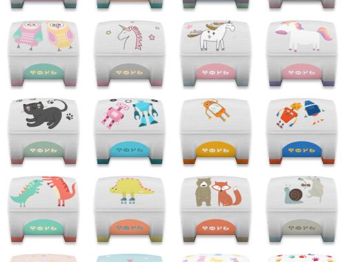 Cutie Pie Kids Room toyboxes at SimPlistic