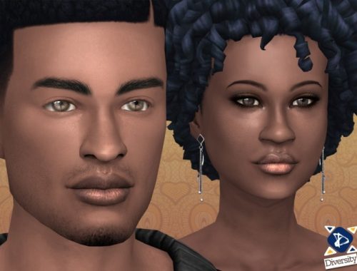 Natural Lipstick with shine for Dark skintones by lilotea at Mod The Sims