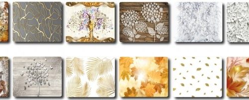 5 Tile Wall Mural/Decal – Golden Autumn Set Part 2 at TaTschu`s Sims4-CC