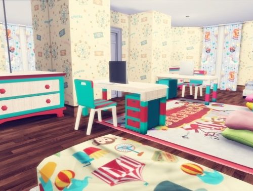 Kids` room Circus at Simming With Mary