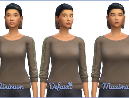 Female Chest Width Slider