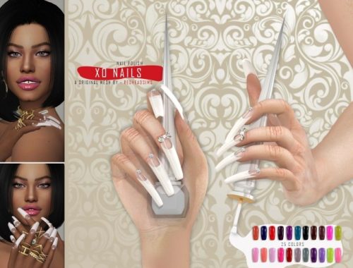 MINI COLLETION NAILS by Thiago Mitchell at REDHEADSIMS