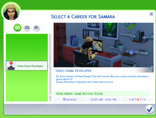 Video Game Developer Career TS3 To TS4 Remake
