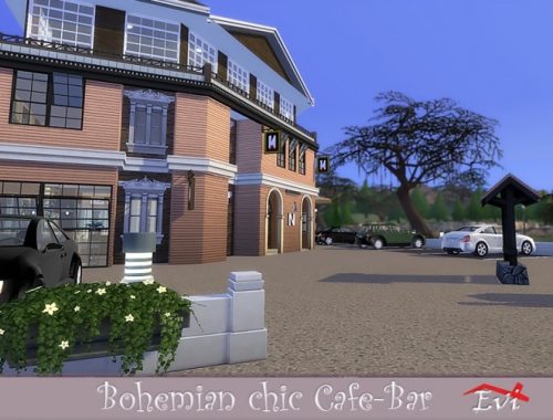Bohemian chic Cafe-Bar by evi