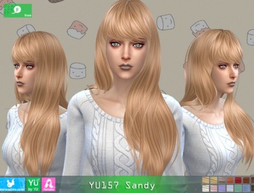 YU157 Sandy hair at Newsea Sims 4
