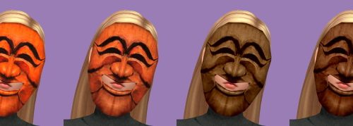 Masks set Part 1 East Asia at Tukete