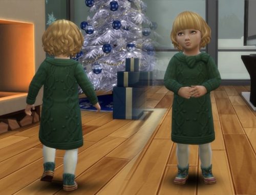 Dress Oversized Sweater for Toddlers by Kiara24