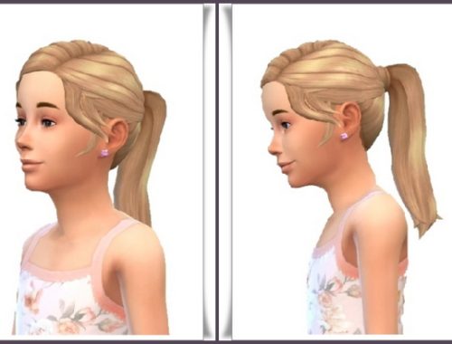Long Ponytail Girls at Birksches Sims Blog