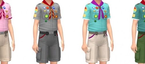 Scouts Uniform & Caps at Marvin Sims