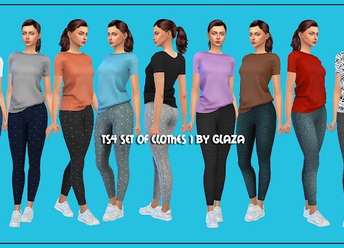 T-shirt and jeans outfit 01 at All by Glaza