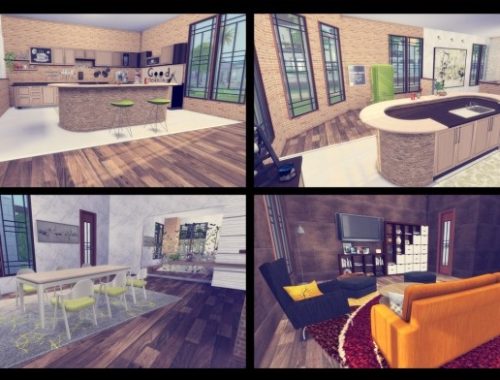 Riverside house at Simming With Mary
