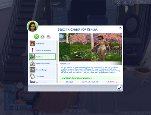 Gardener Career Mod