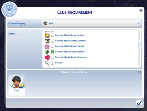 Hidden Club Traits and More members