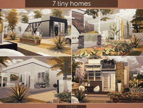 7 Tiny Homes by Praline at Cross Design