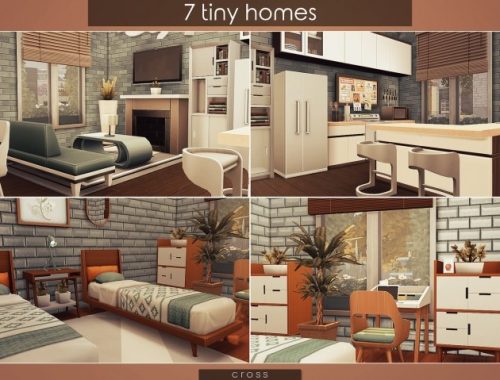 7 Tiny Homes by Praline at Cross Design
