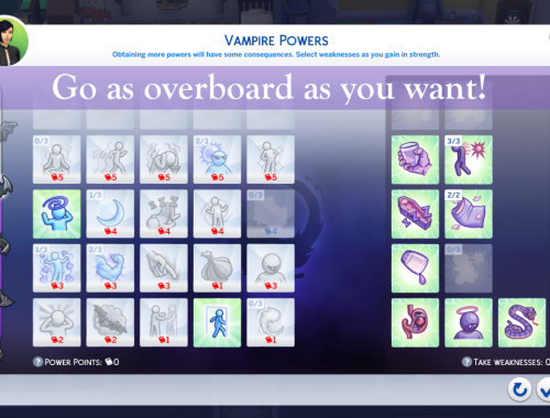 Optional Vampire Weaknesses