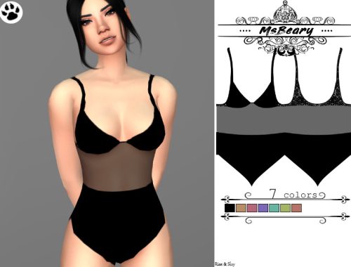 Sheer Lace Back Outfit