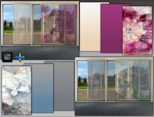 Long Sliding Curtains by Mabra at Arte Della Vita