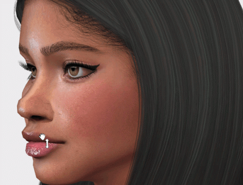 UPPER AND LOWER LIPS SLIDER by Thiago Mitchell at REDHEADSIMS