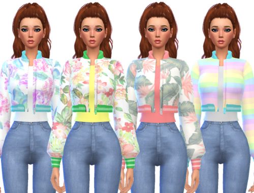 Snazzy Bomber Jacket Top - GET FAMOUS NEEDED