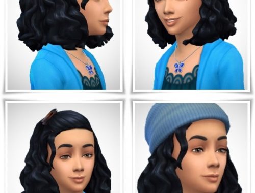 Girls ClipCurls hair