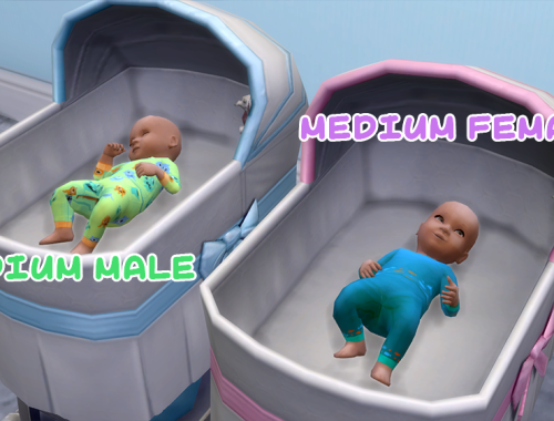 Maxis Match Newborn Baby Sleepers