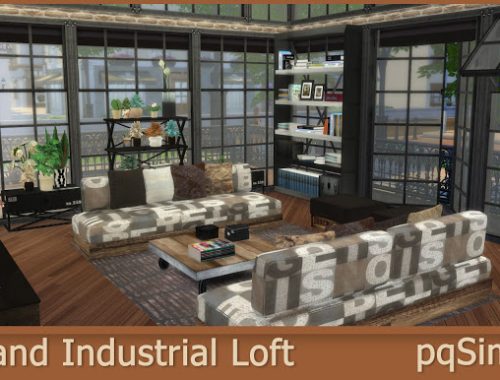 Grand Industrial Loft at pqSims4